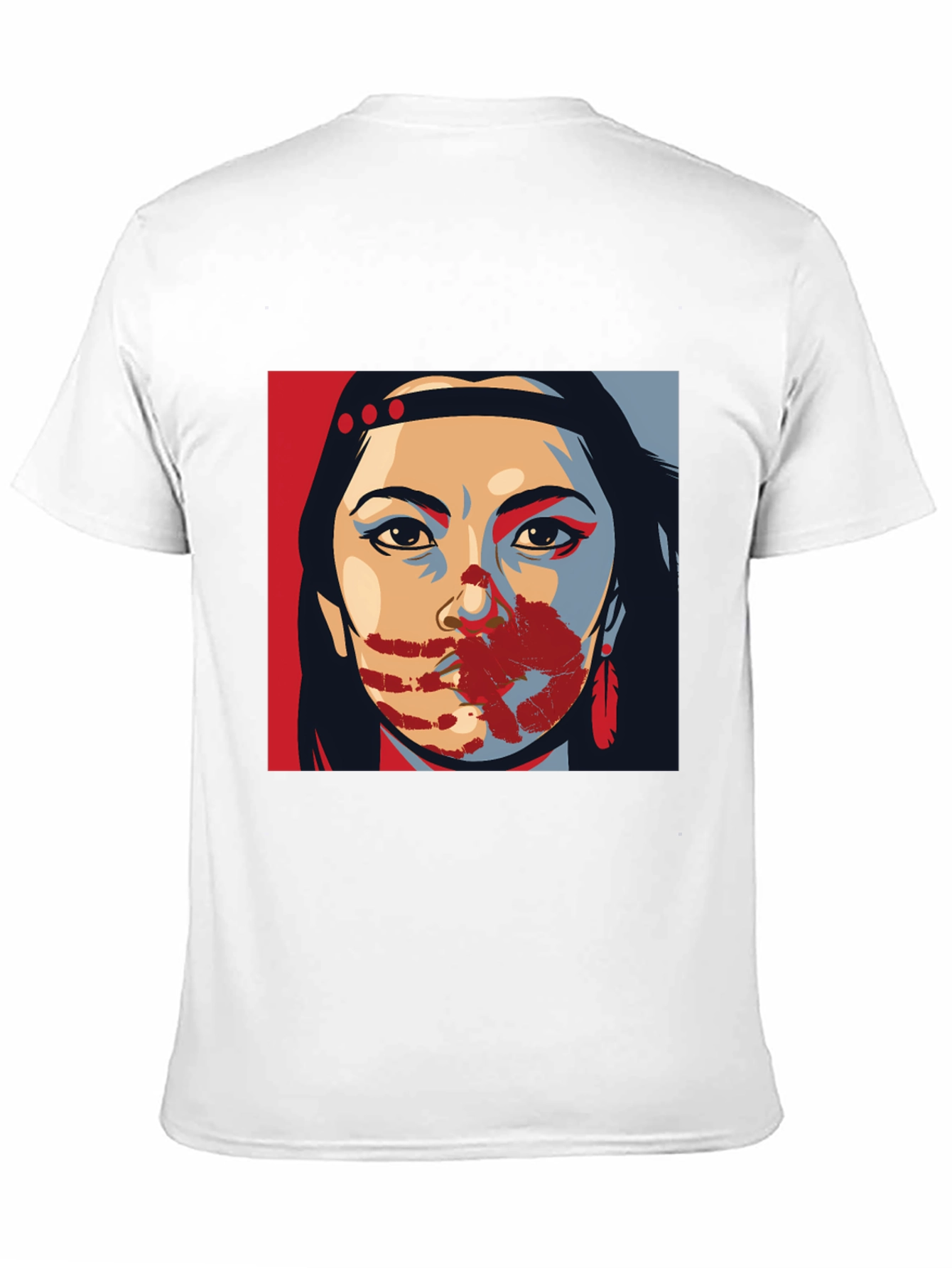 Native American Woman T-Shirt: Bold Statement Tee