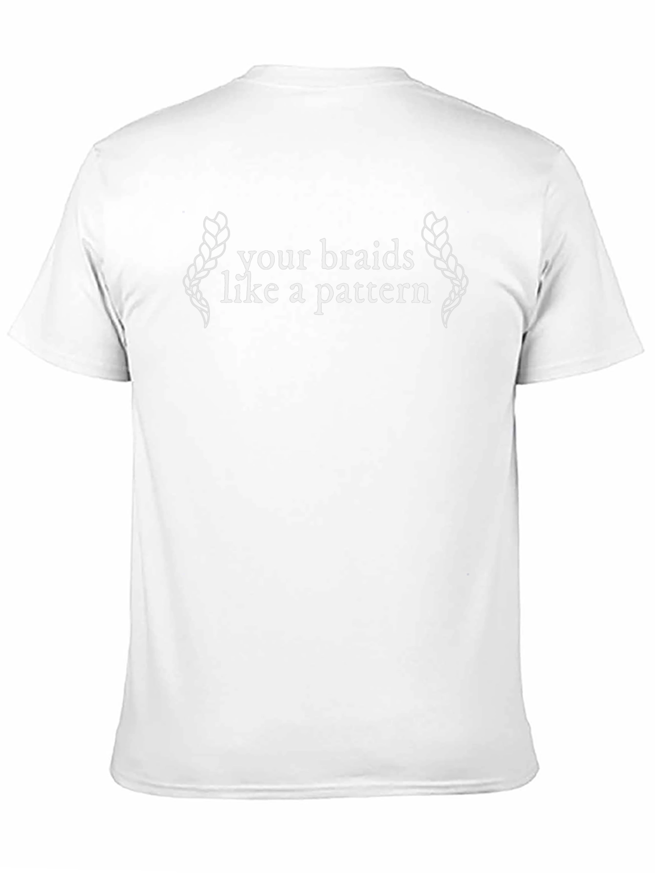 Braids Pattern Graphic T-Shirt