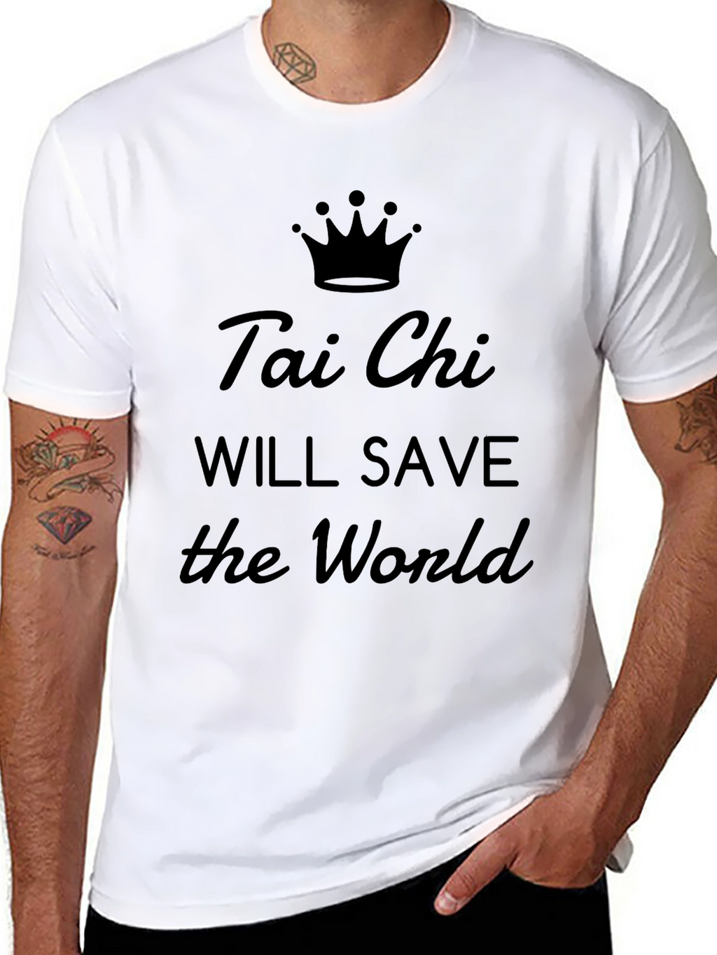 Tai Chi Will Save The World Graphic Tee