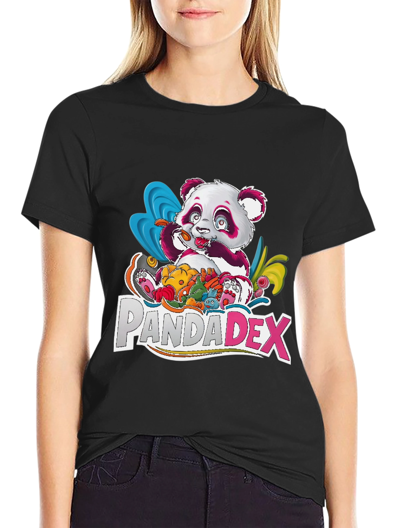Pandadex Panda Graphic Tee - Unique & Colorful Design
