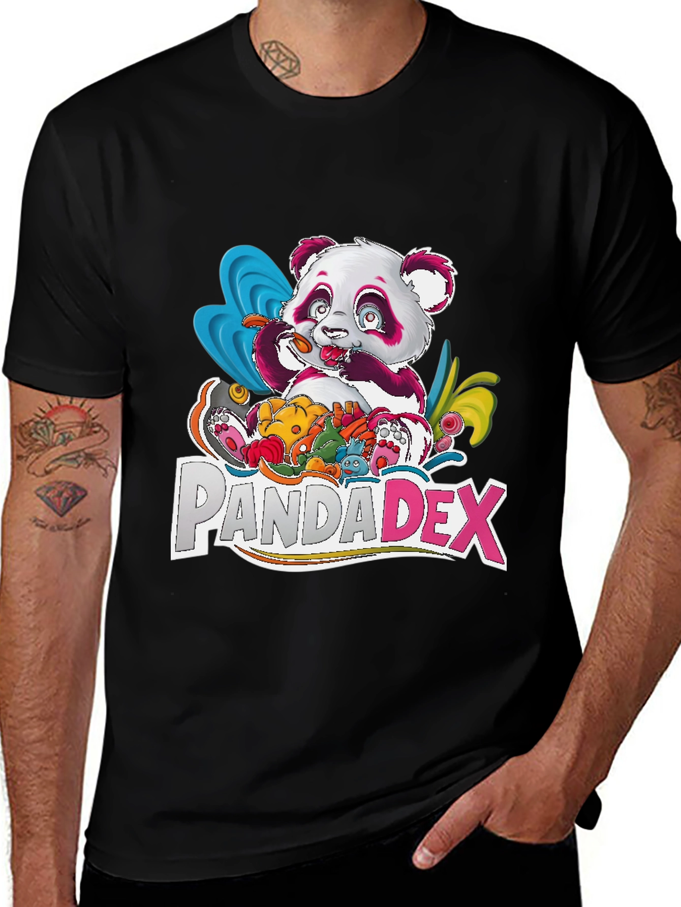 Pandadex Panda Graphic Tee - Unique & Colorful Design