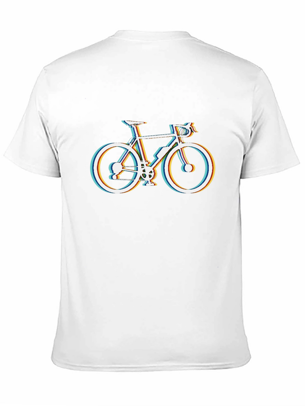 Mens Black Bike Graphic T-Shirt