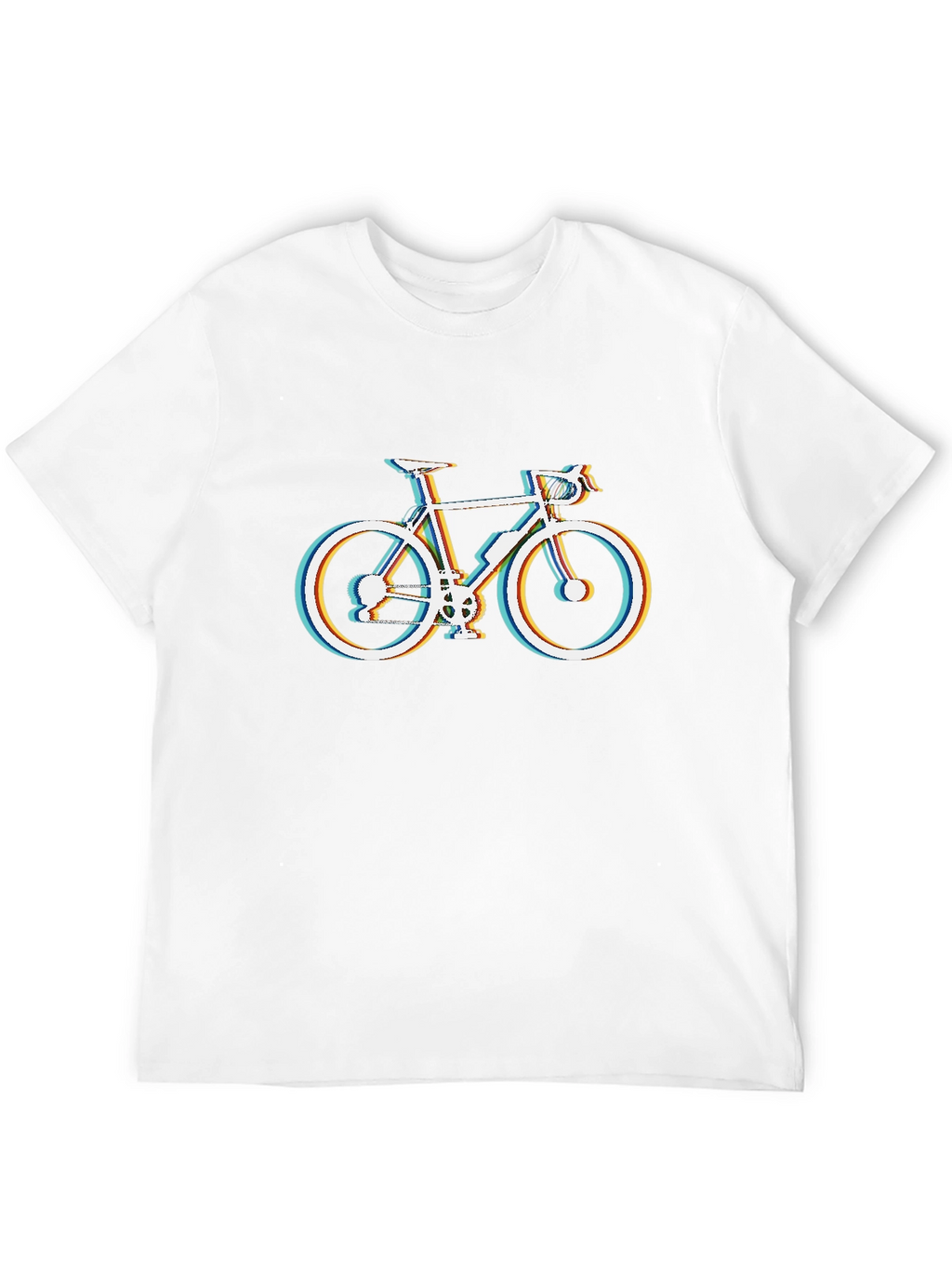 Mens Black Bike Graphic T-Shirt