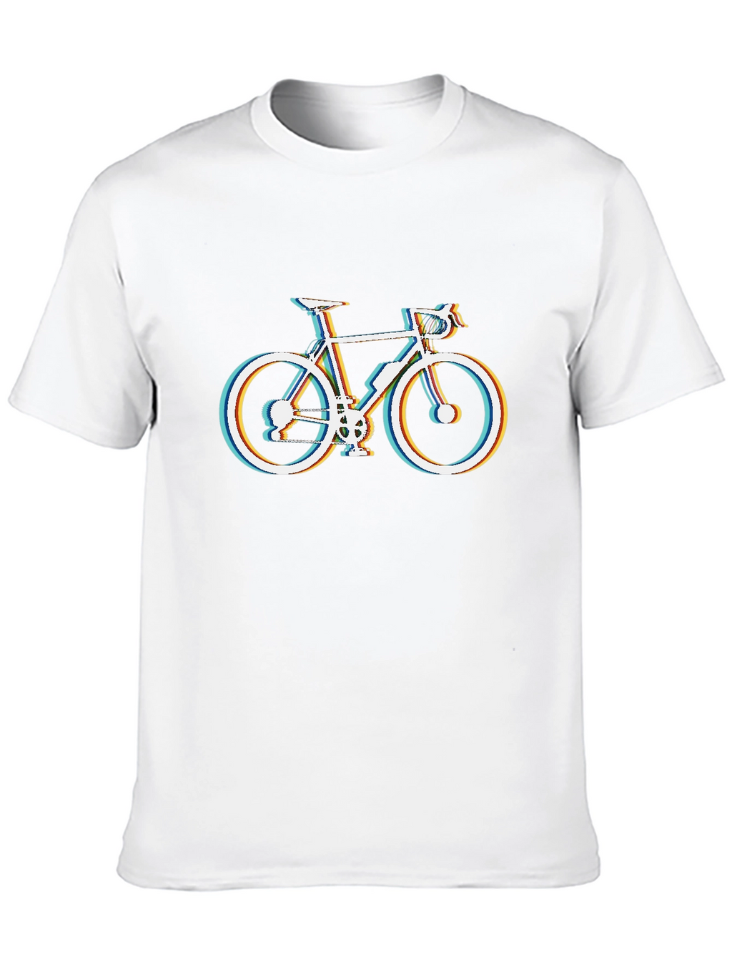 Mens Black Bike Graphic T-Shirt