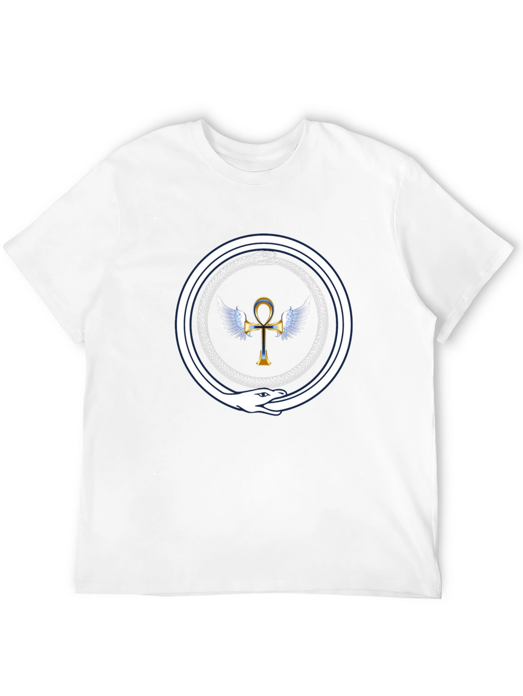 Ouroboros Ankh Wings T-Shirt