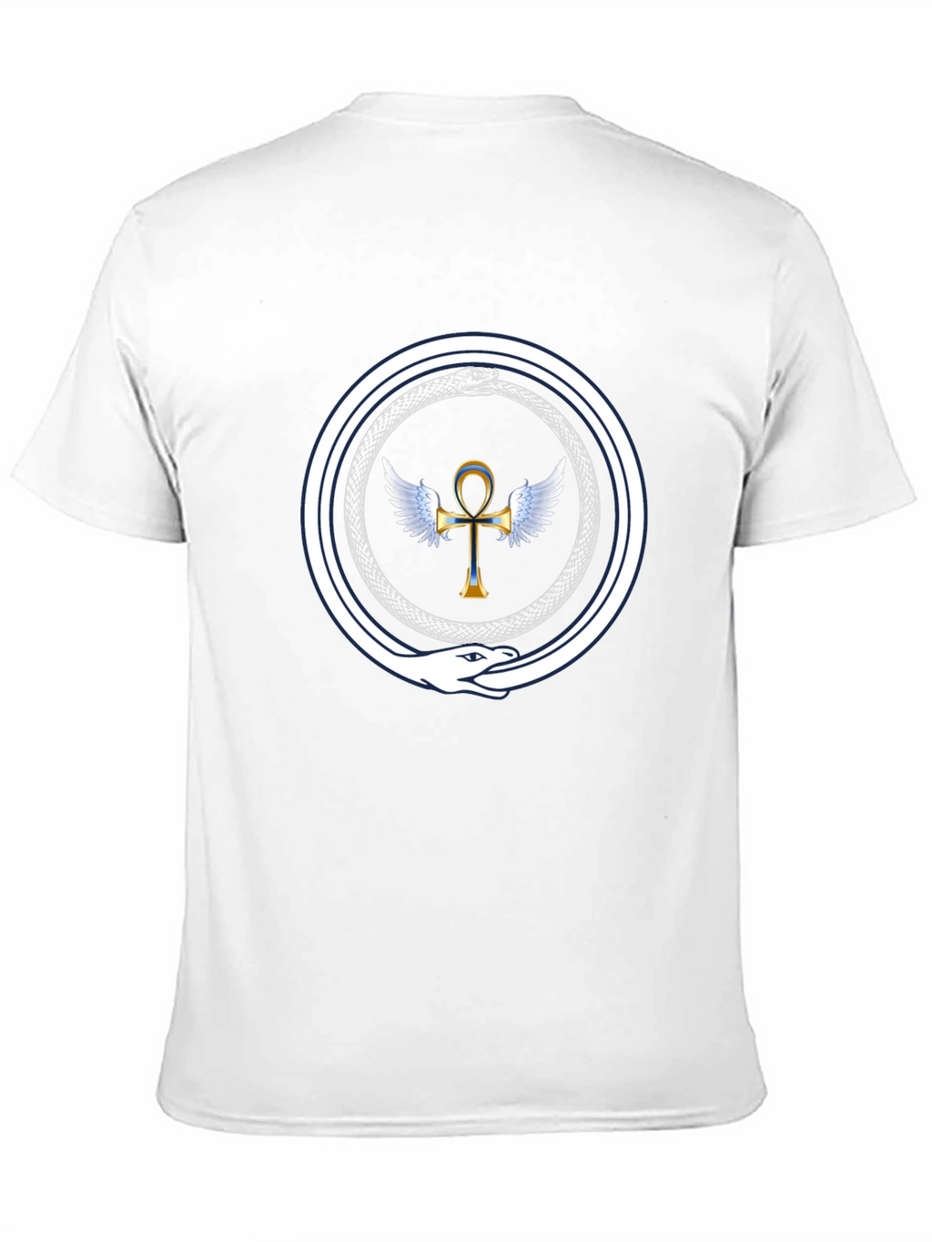 Ouroboros Ankh Wings T-Shirt