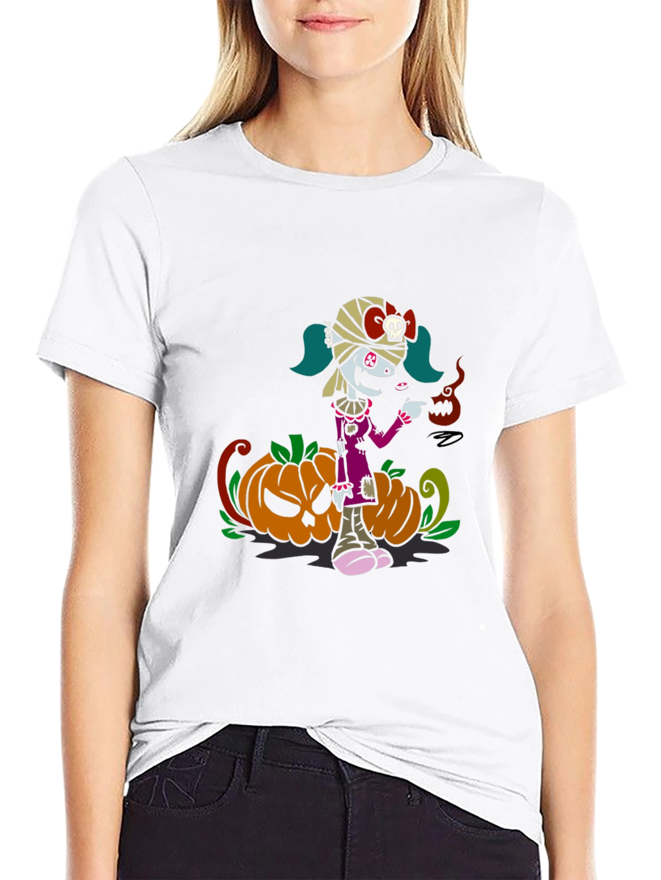 Halloween Mummy Girl T-Shirt