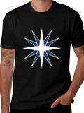 Star Compass Graphic Tee - Black