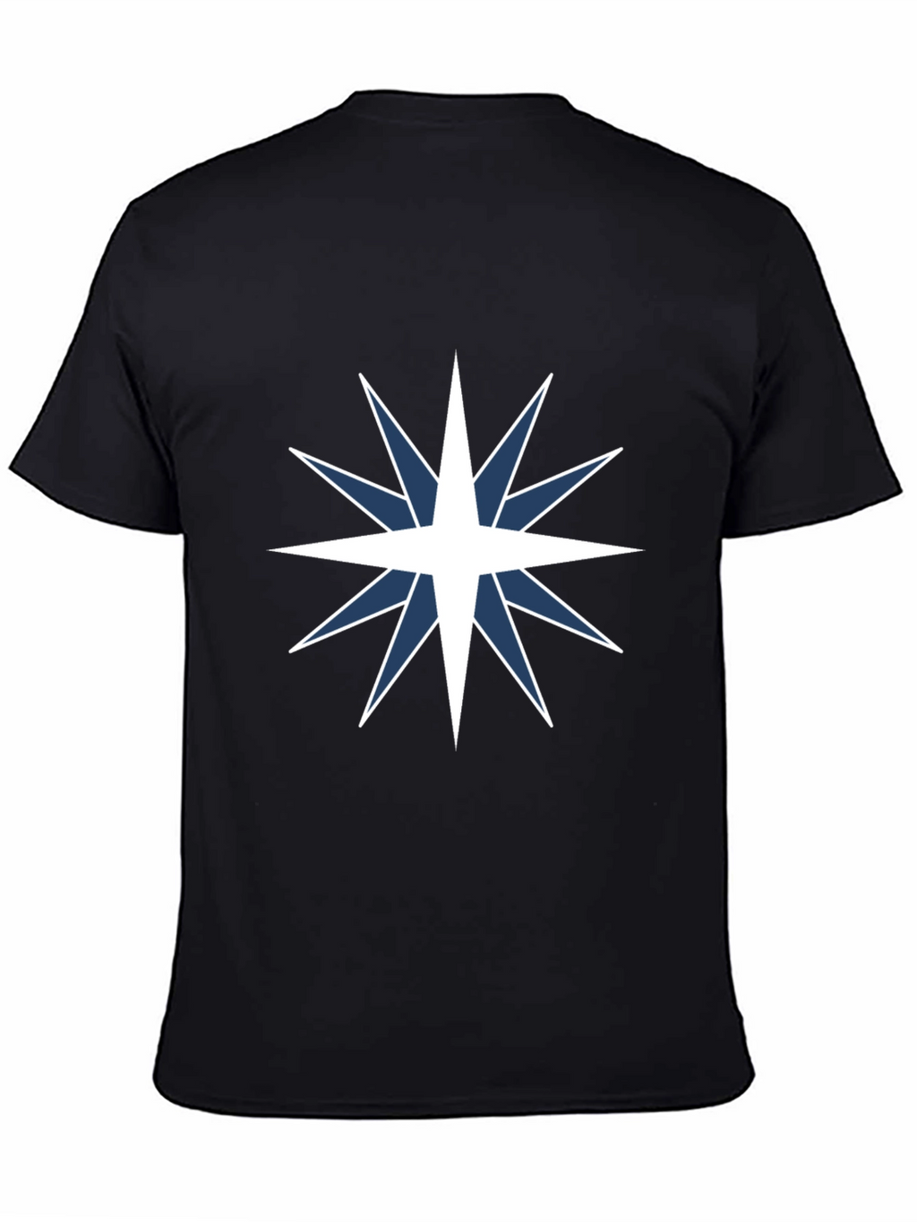Star Compass Graphic Tee - Black