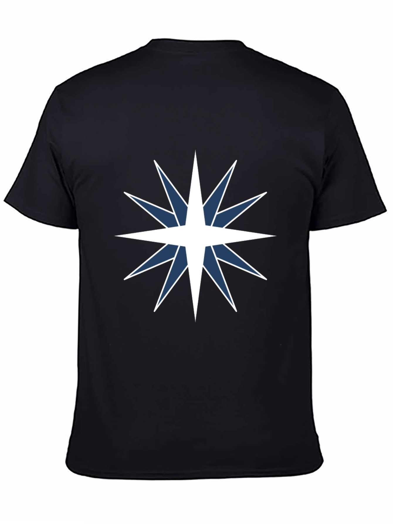 Star Compass Graphic Tee - Black