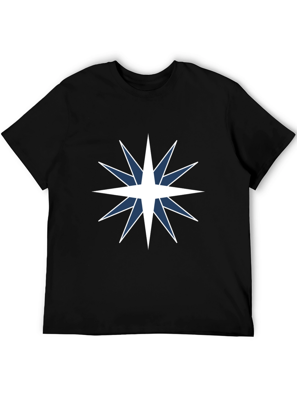 Star Compass Graphic Tee - Black