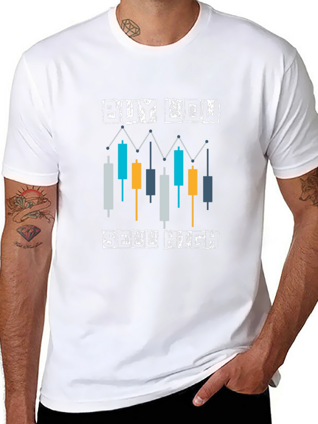 Buy Low Sell High Candlestick T-Shirt