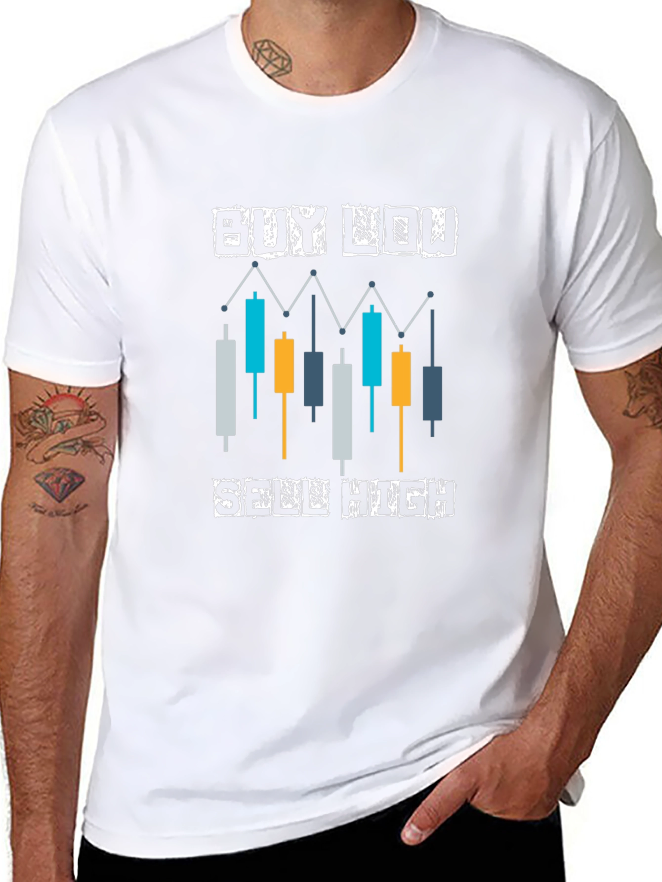 Buy Low Sell High Candlestick T-Shirt