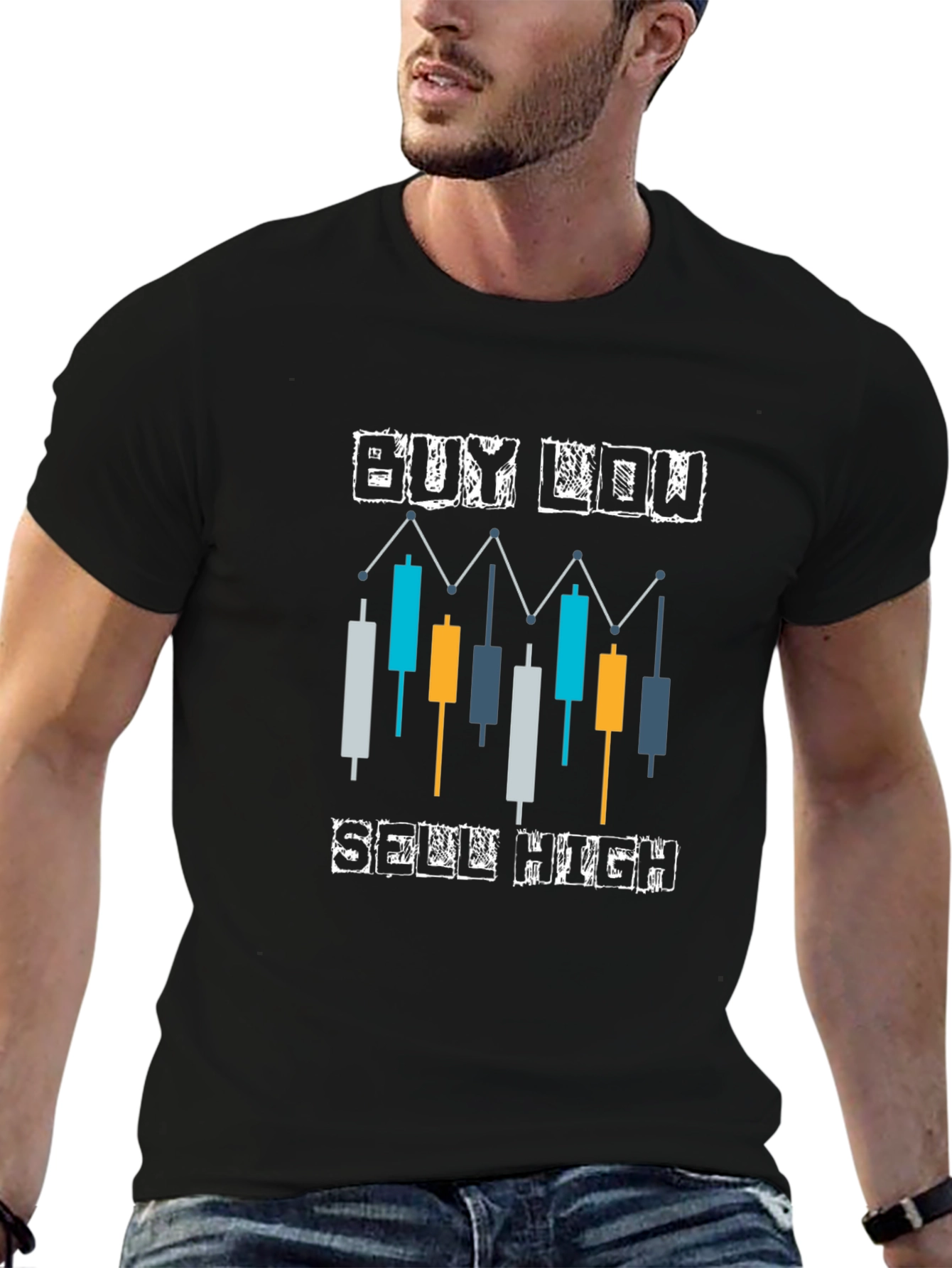 Buy Low Sell High Candlestick T-Shirt
