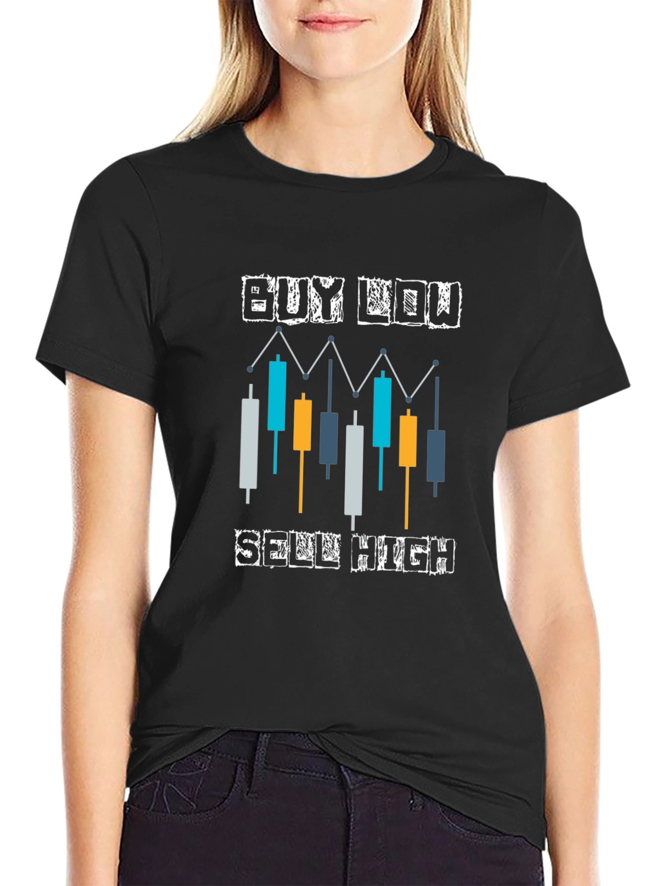 Buy Low Sell High Candlestick T-Shirt
