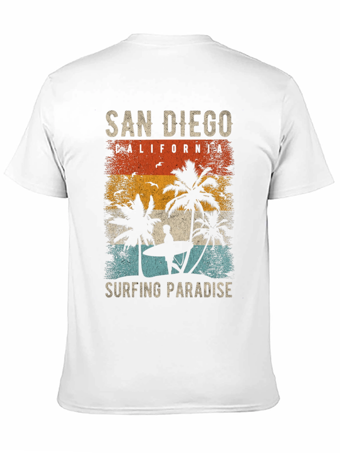 San Diego Surfing Paradise Graphic Tee