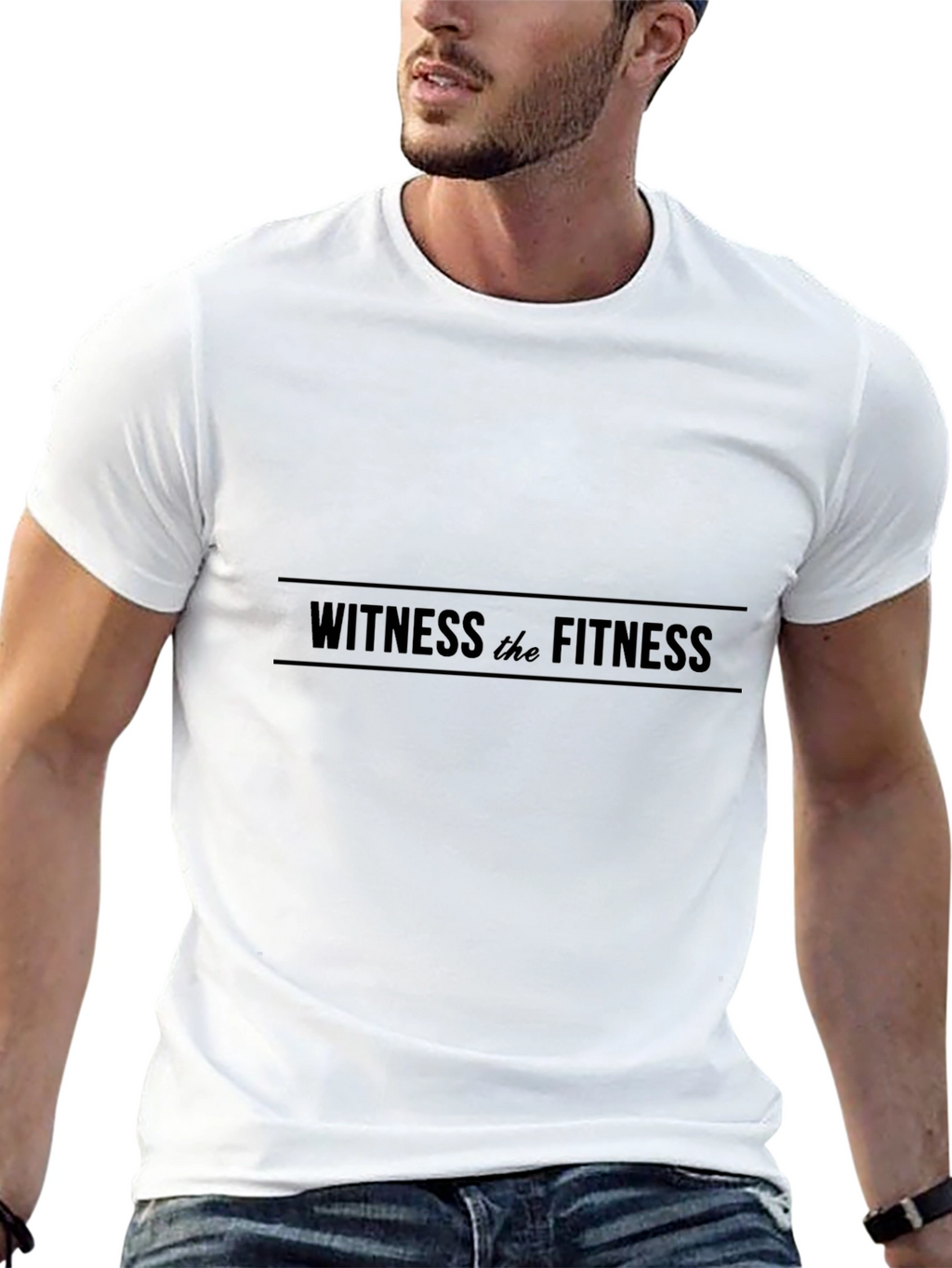 Witness the Fitness Graphic Tee - Black