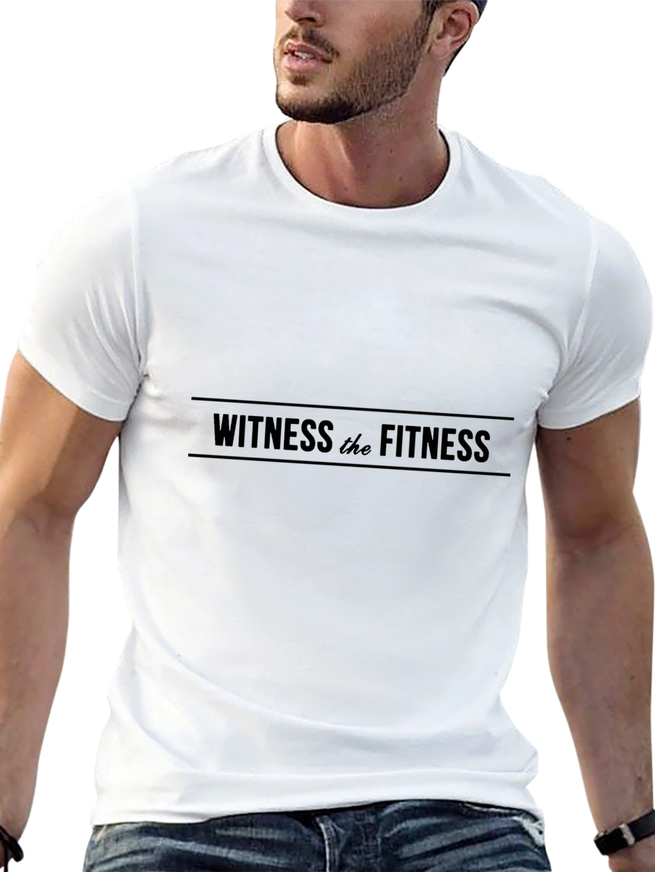 Witness the Fitness Graphic Tee - Black