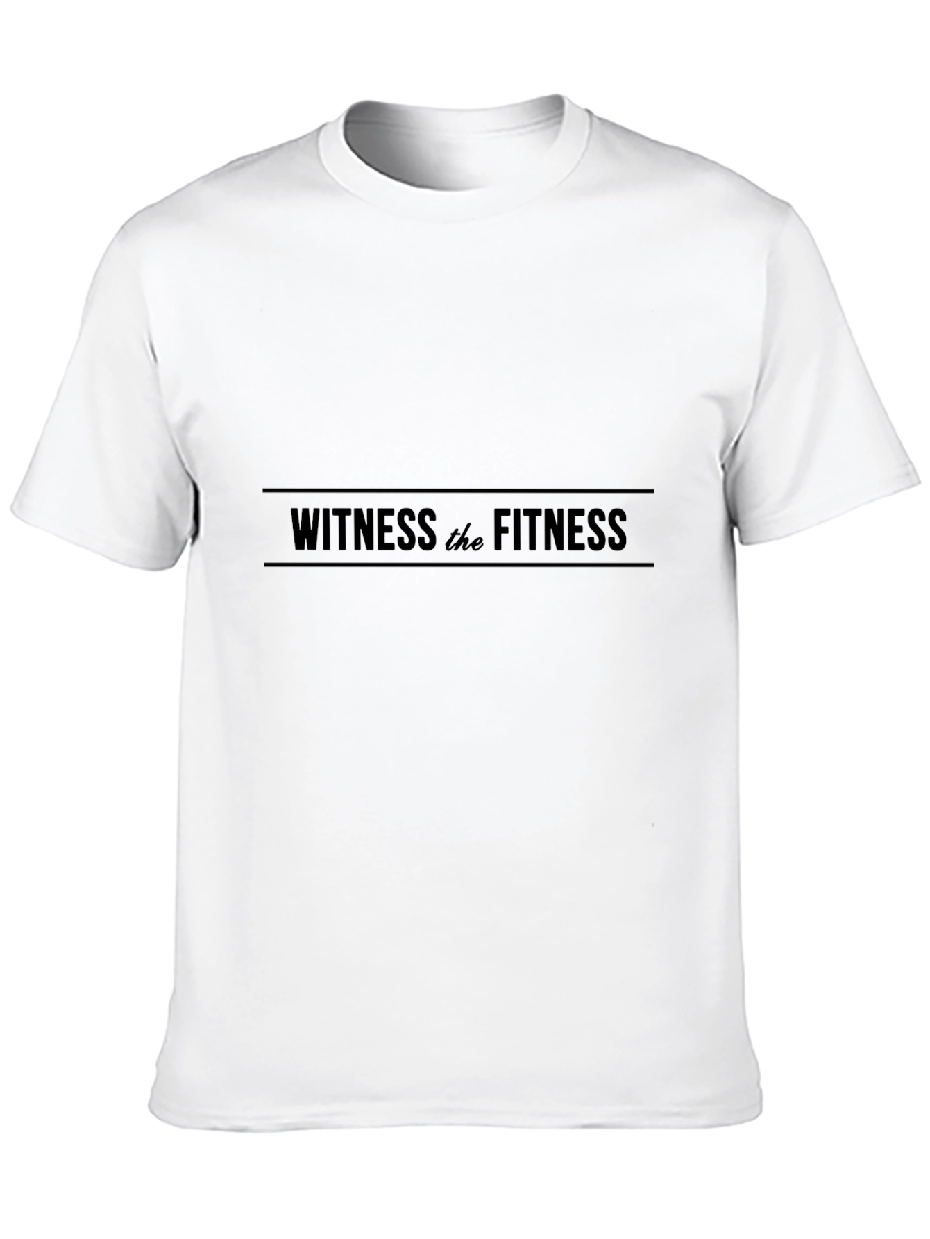 Witness the Fitness Graphic Tee - Black