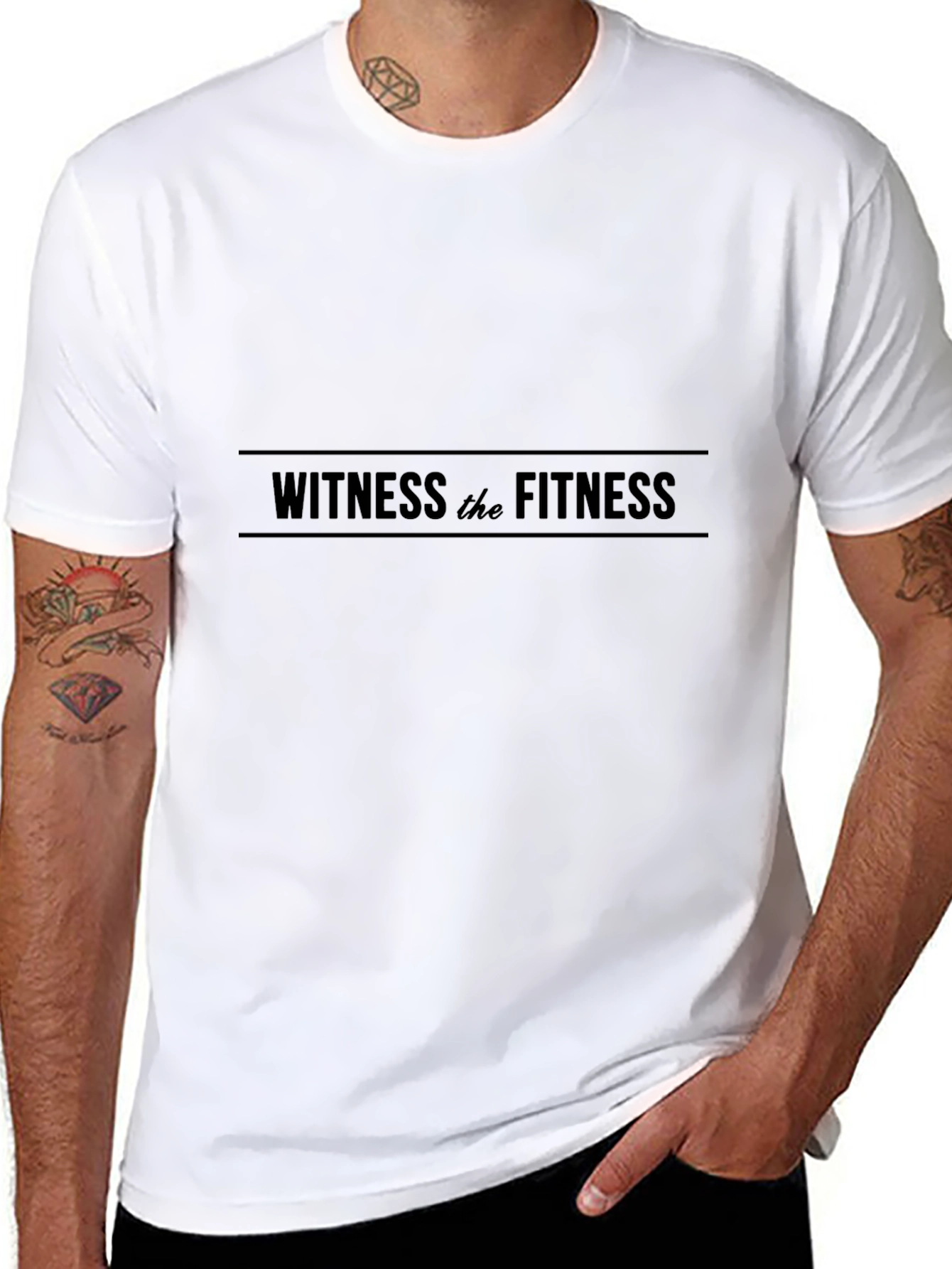 Witness the Fitness Graphic Tee - Black