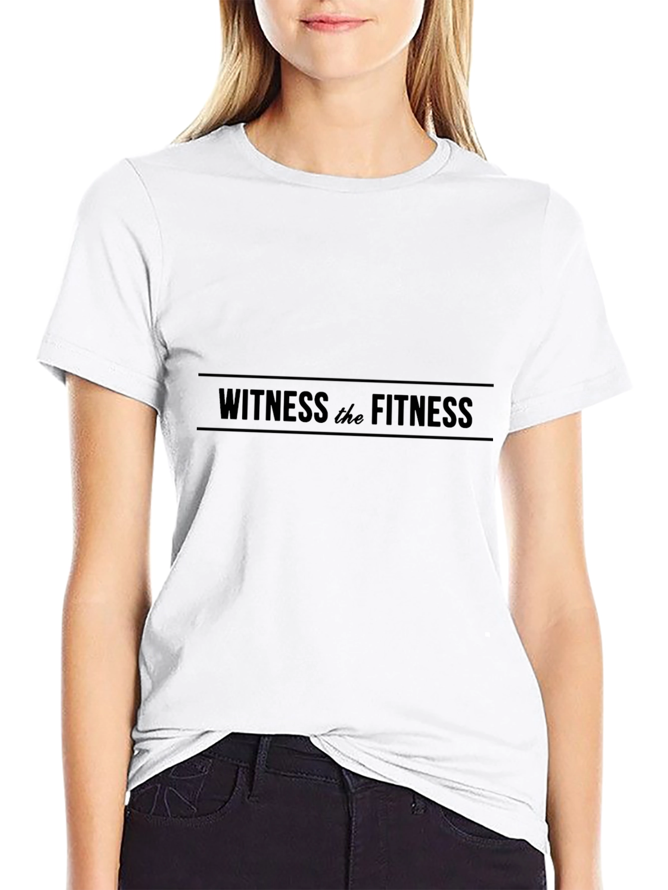 Witness the Fitness Graphic Tee - Black