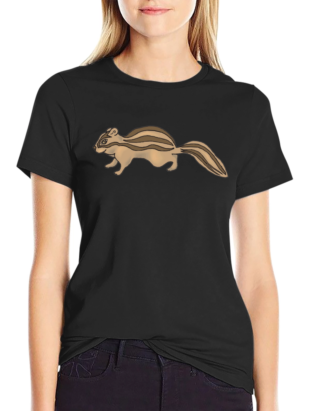 Chipmunk Graphic Tee - Casual Comfort