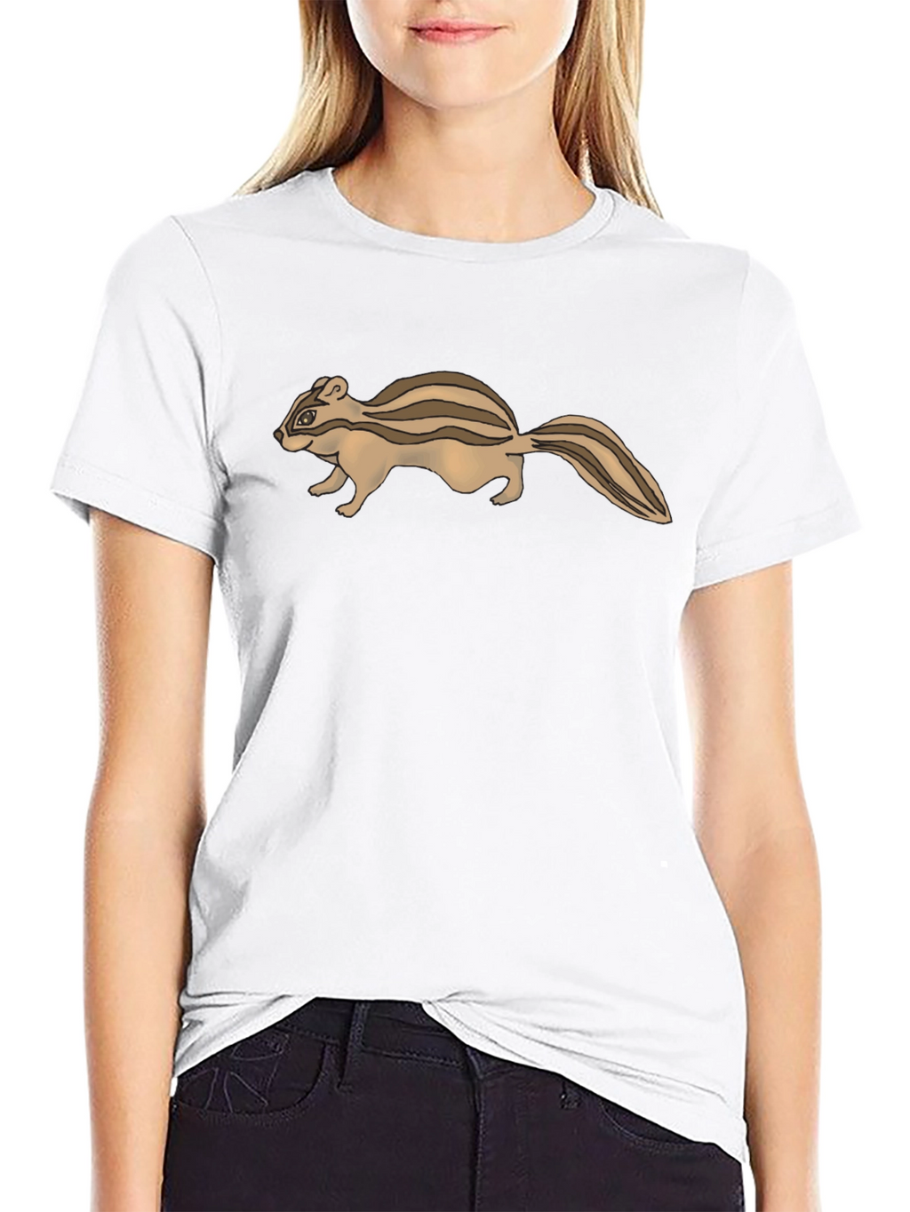 Chipmunk Graphic Tee - Casual Comfort