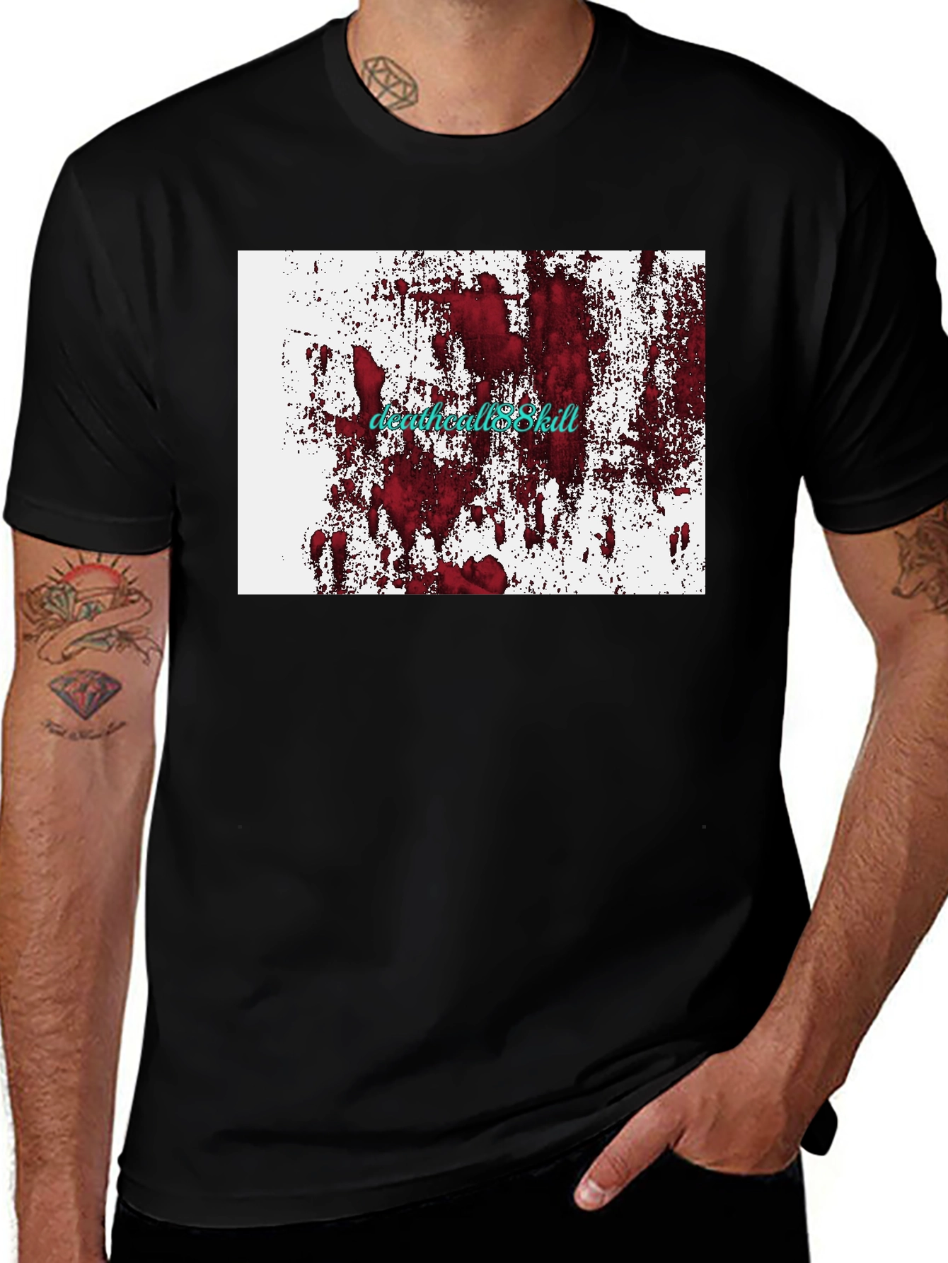 Death Metal T-Shirt: Bloody Grunge Graphic Tee