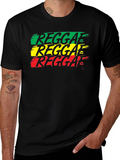 Reggae Rasta T-Shirt - Green Yellow Red