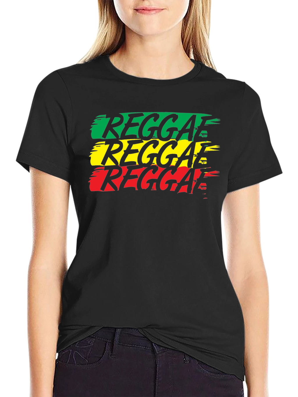Reggae Rasta T-Shirt - Green Yellow Red