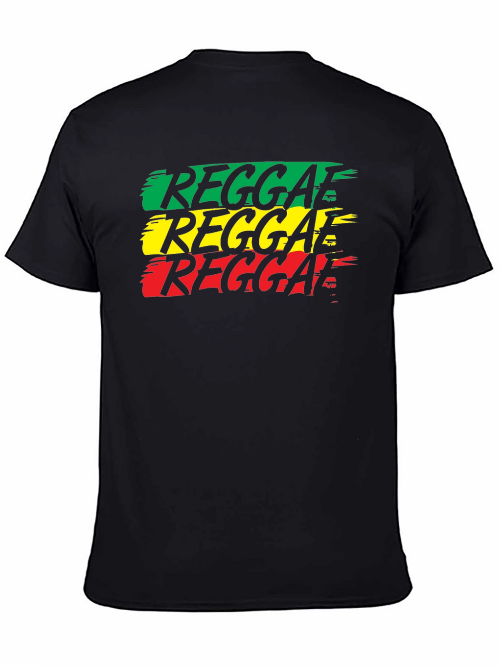 Reggae Rasta T-Shirt - Green Yellow Red
