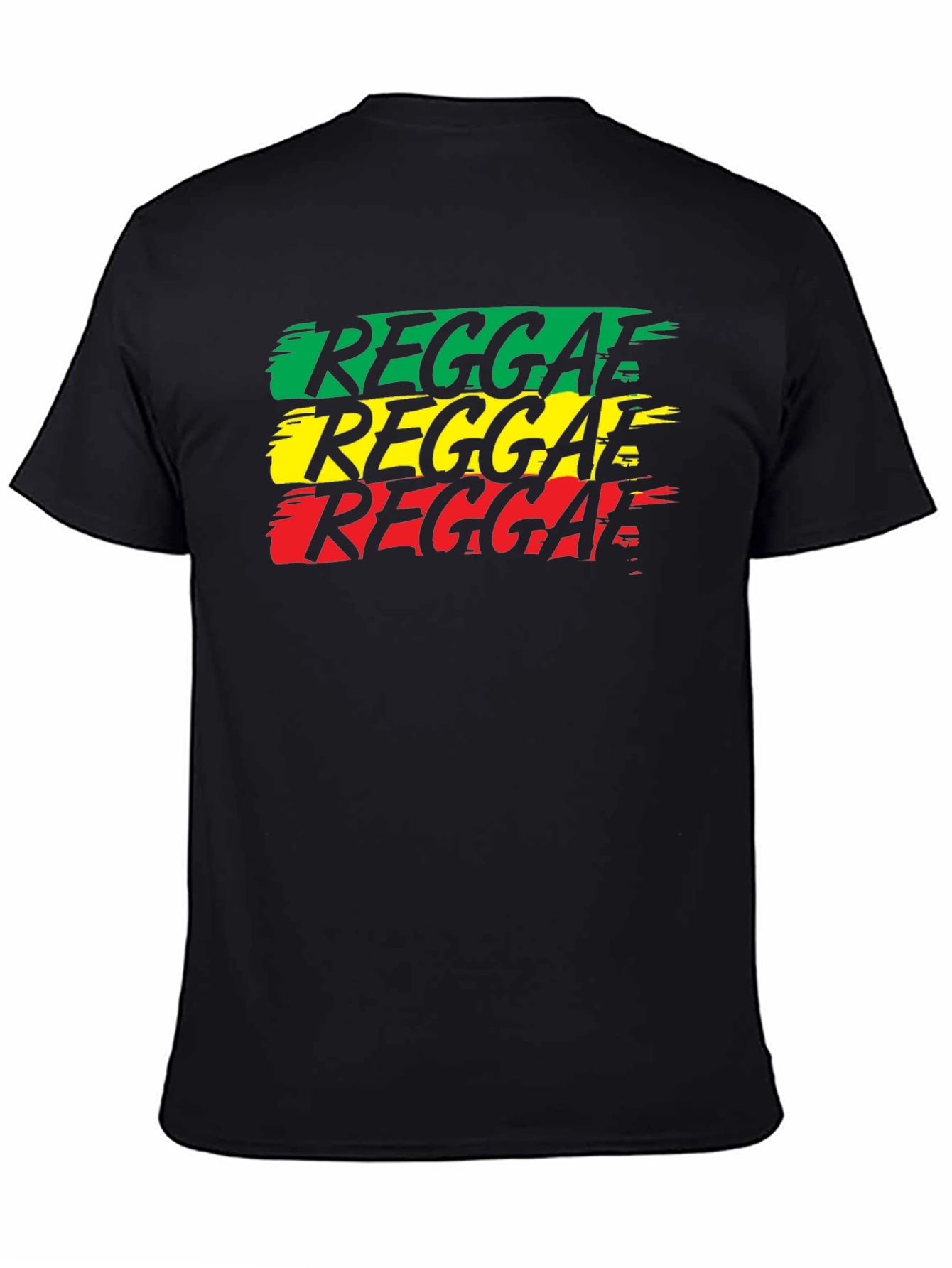 Reggae Rasta T-Shirt - Green Yellow Red