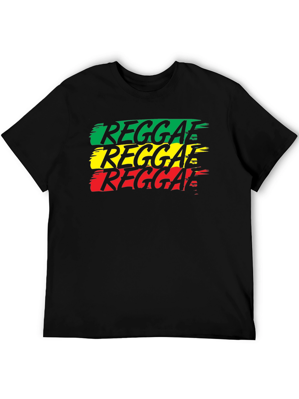Reggae Rasta T-Shirt - Green Yellow Red