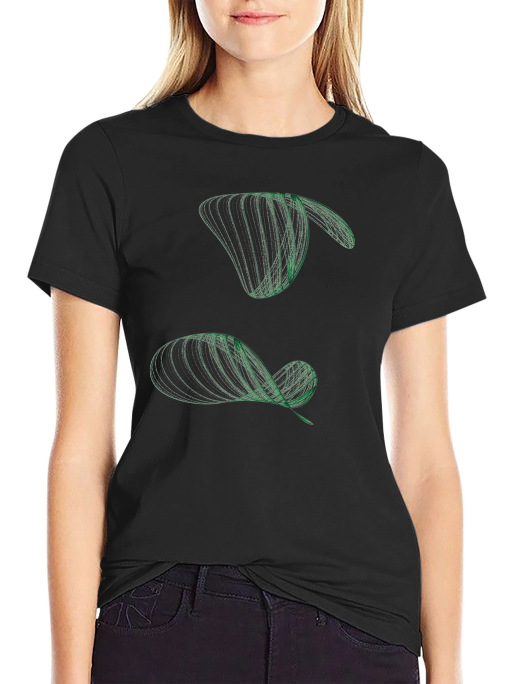 Abstract Line Art Graphic Tee