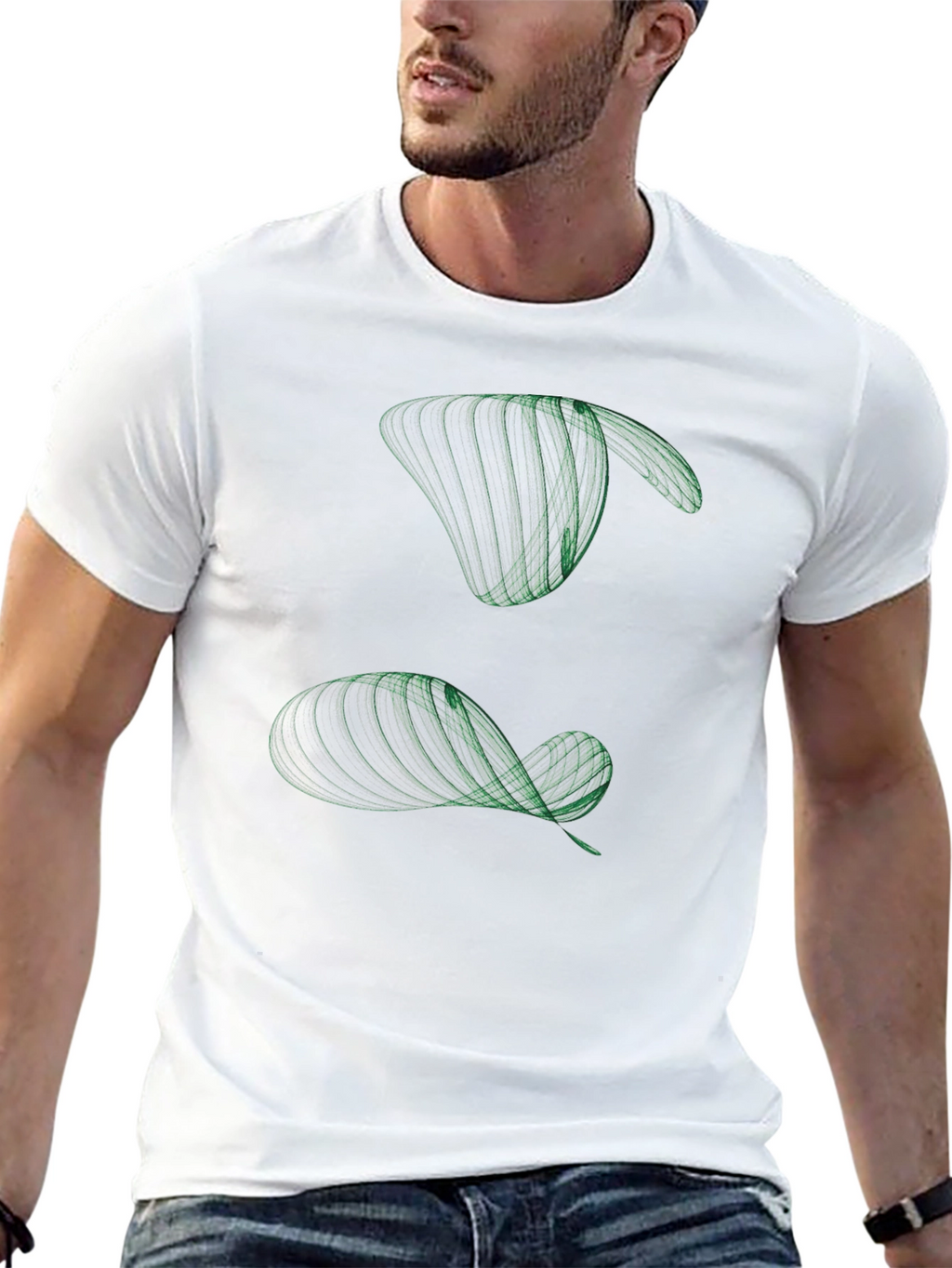 Abstract Line Art Graphic Tee