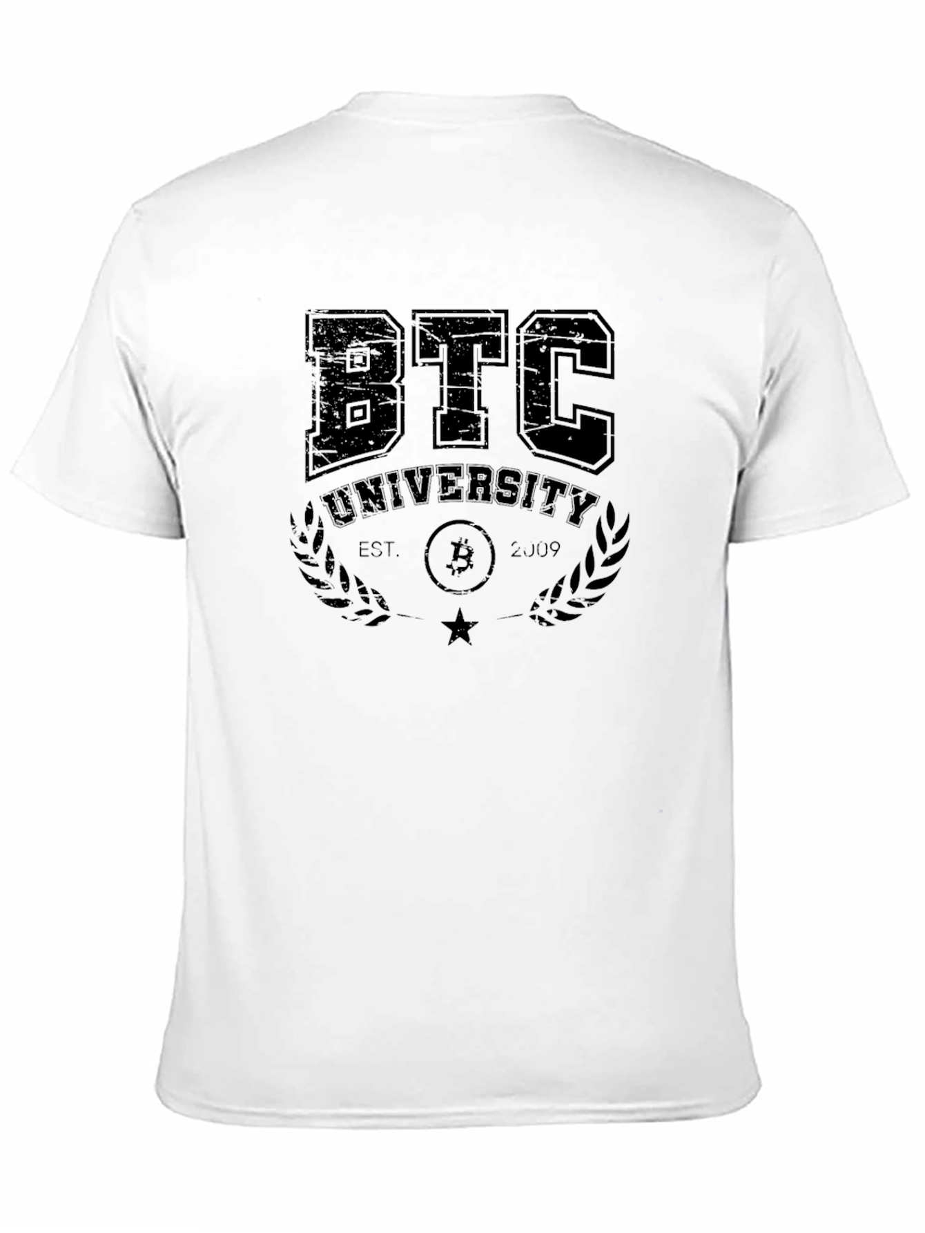 Bitcoin University T-Shirt - BTC Collegiate Design
