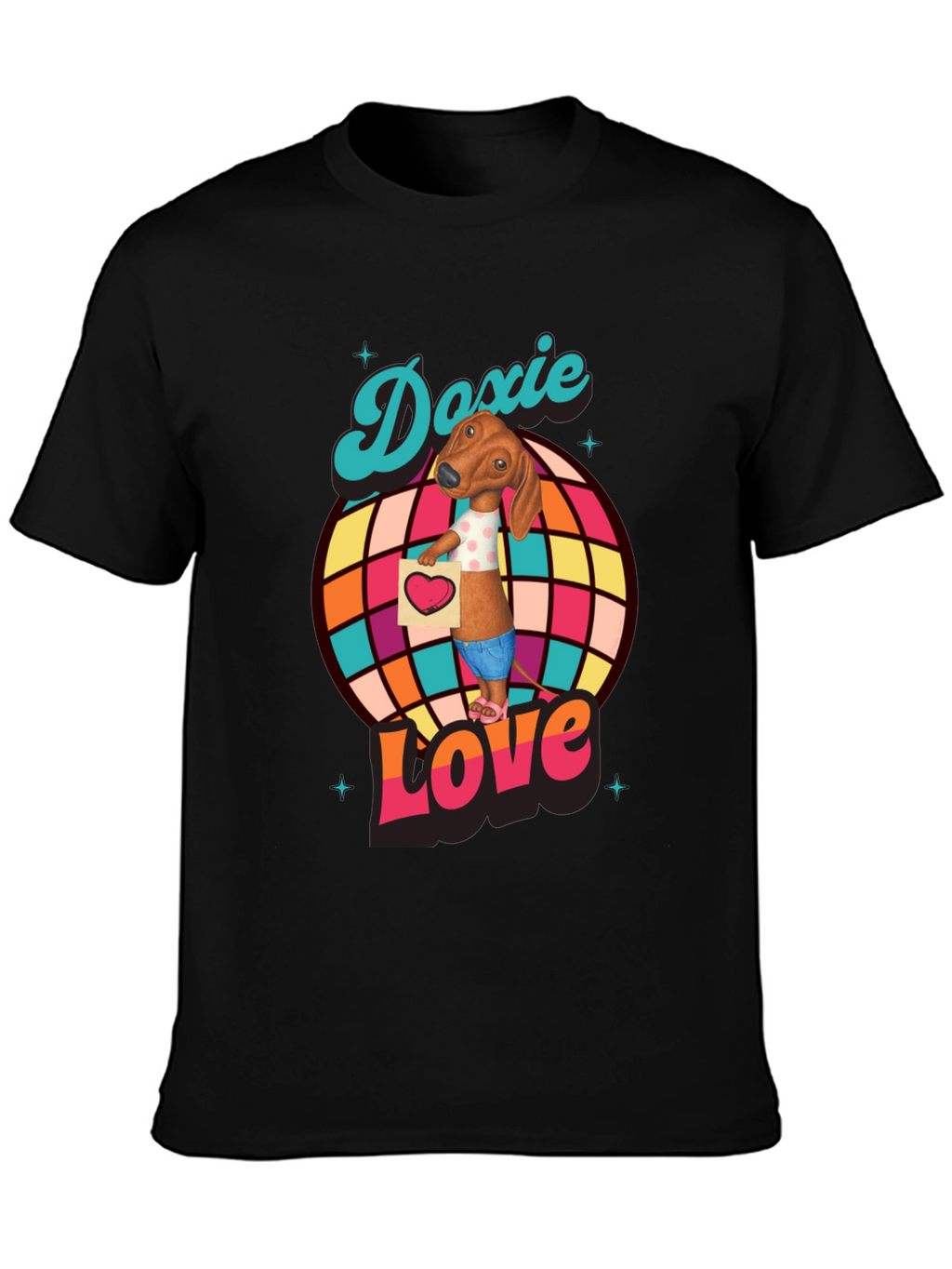 Doxie Love T-Shirt - Dachshund Graphic Tee