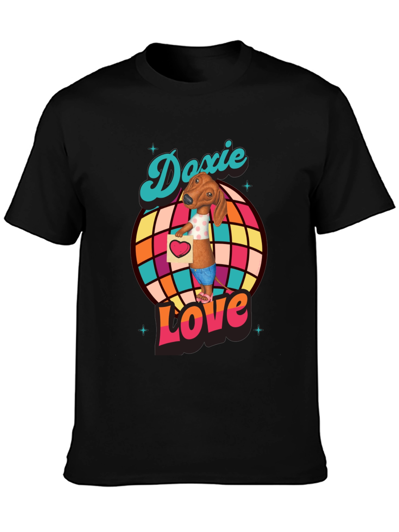Doxie Love T-Shirt - Dachshund Graphic Tee