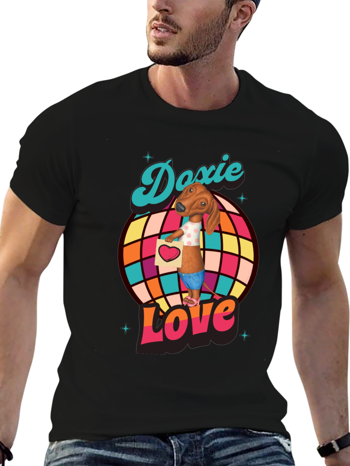 Doxie Love T-Shirt - Dachshund Graphic Tee