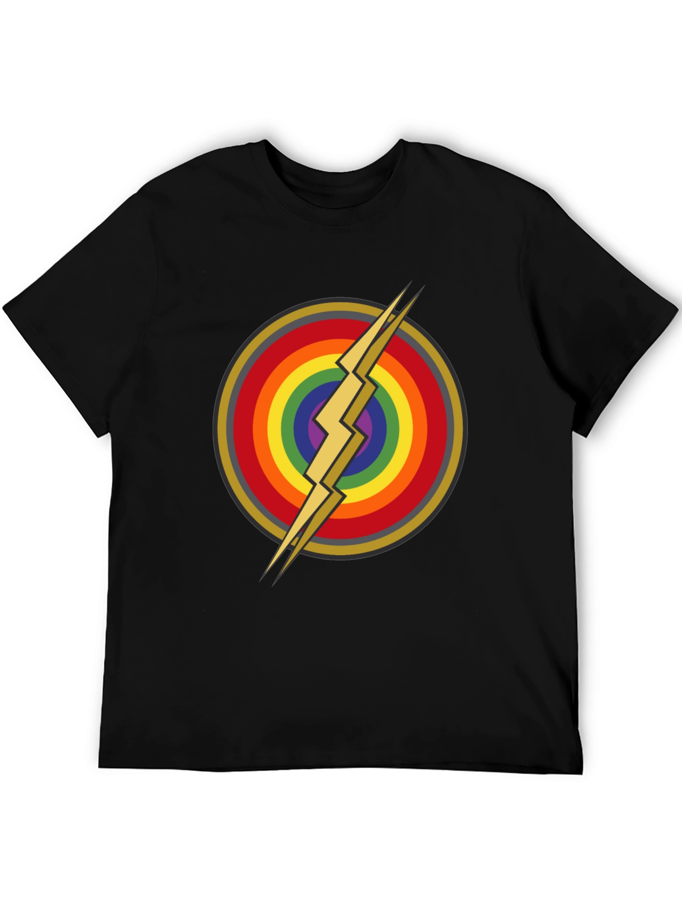 Rainbow Flash T-Shirt - Electric Pride!