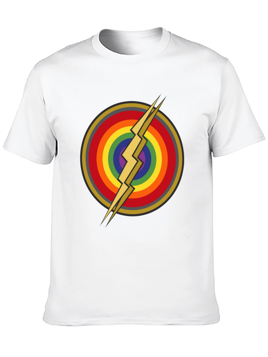 Rainbow Flash T-Shirt - Electric Pride!