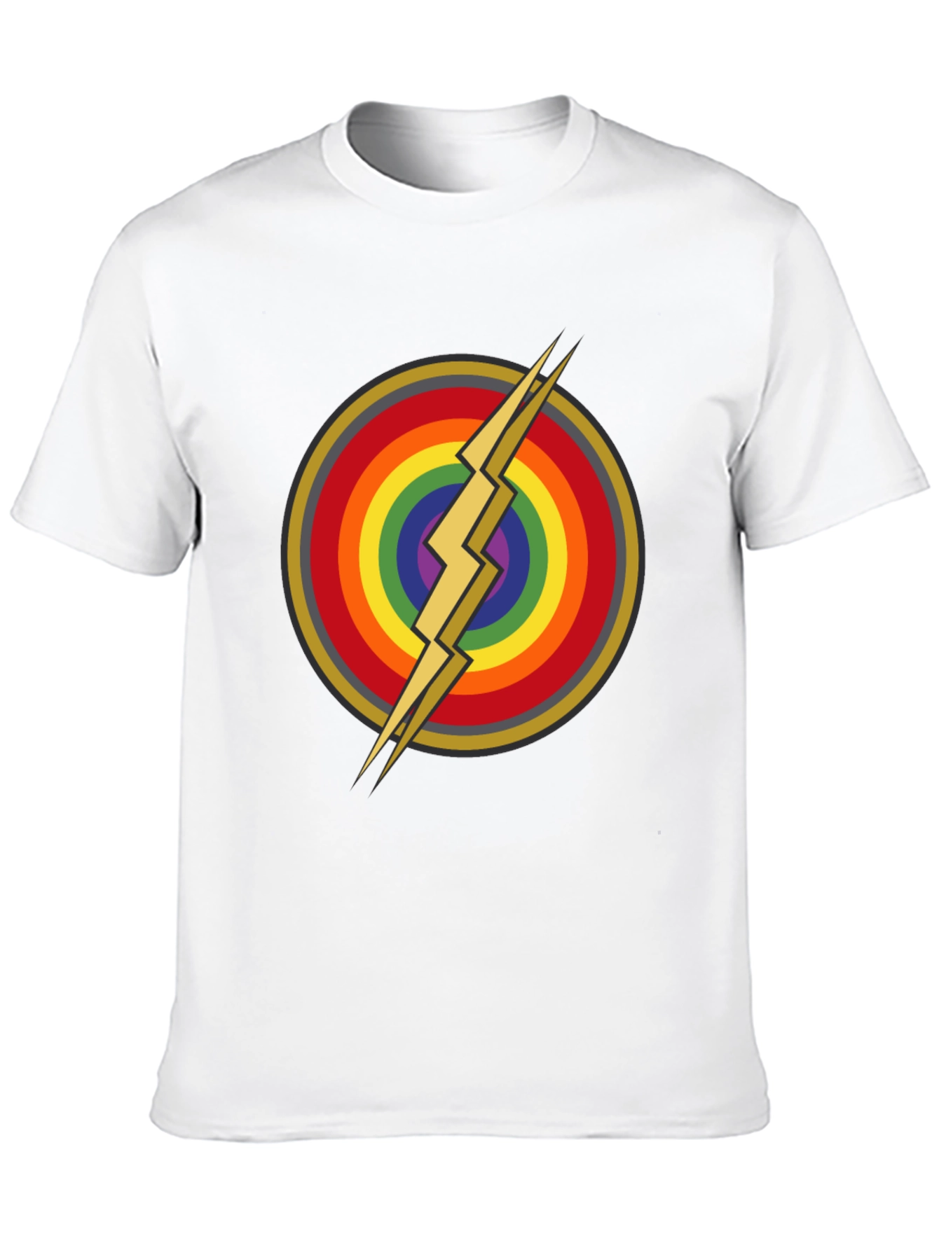 Rainbow Flash T-Shirt - Electric Pride!