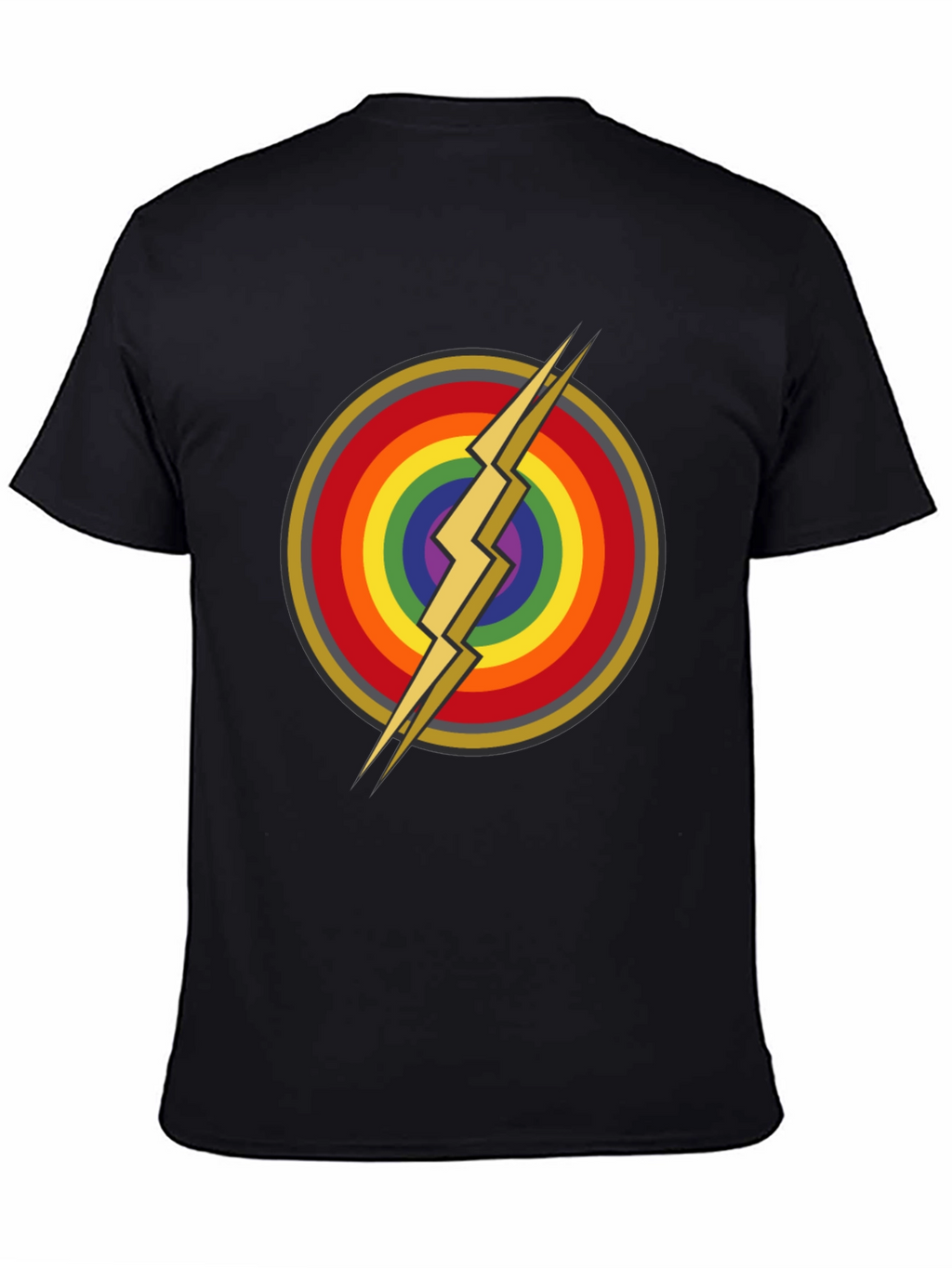Rainbow Flash T-Shirt - Electric Pride!