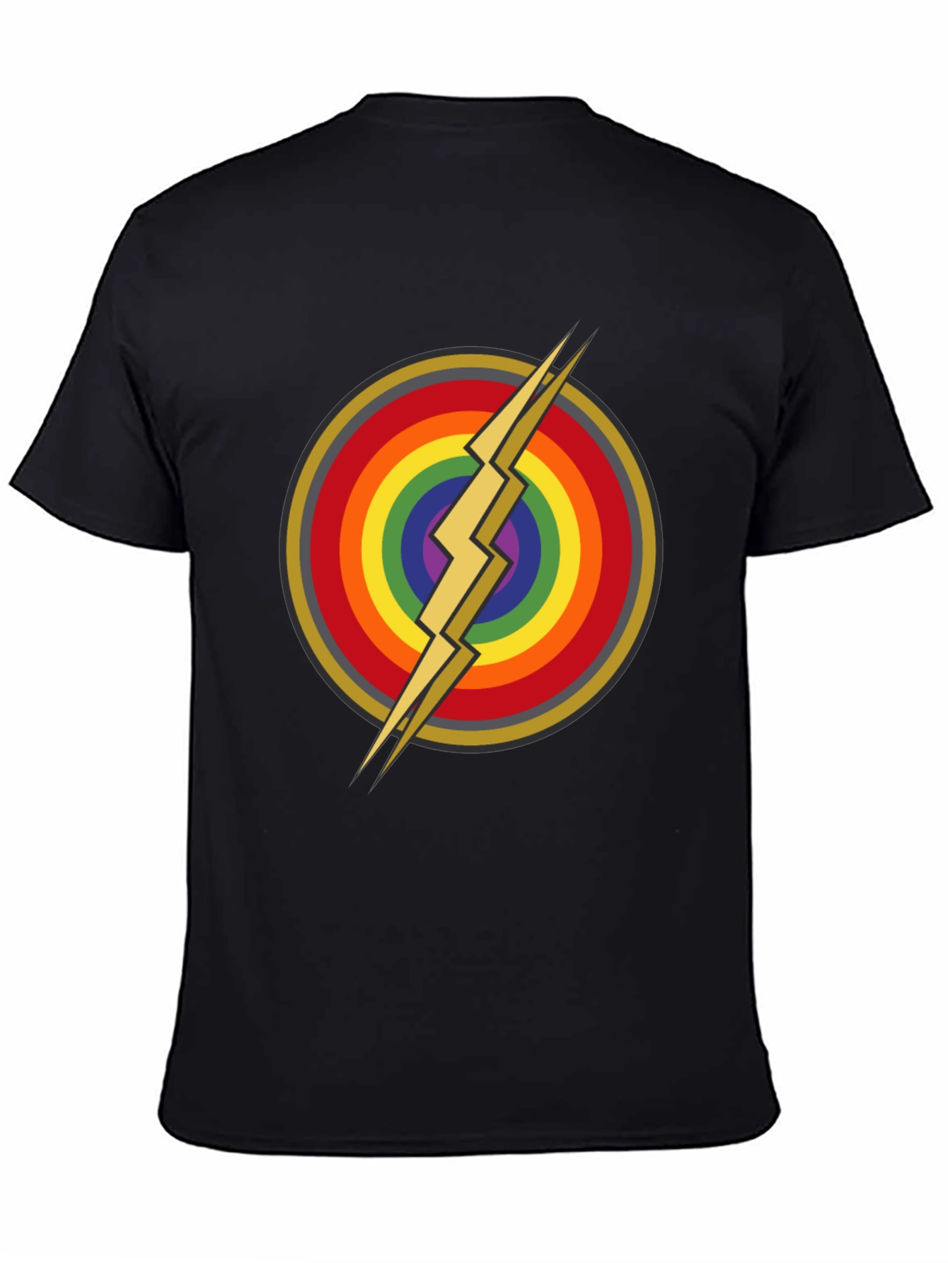 Rainbow Flash T-Shirt - Electric Pride!