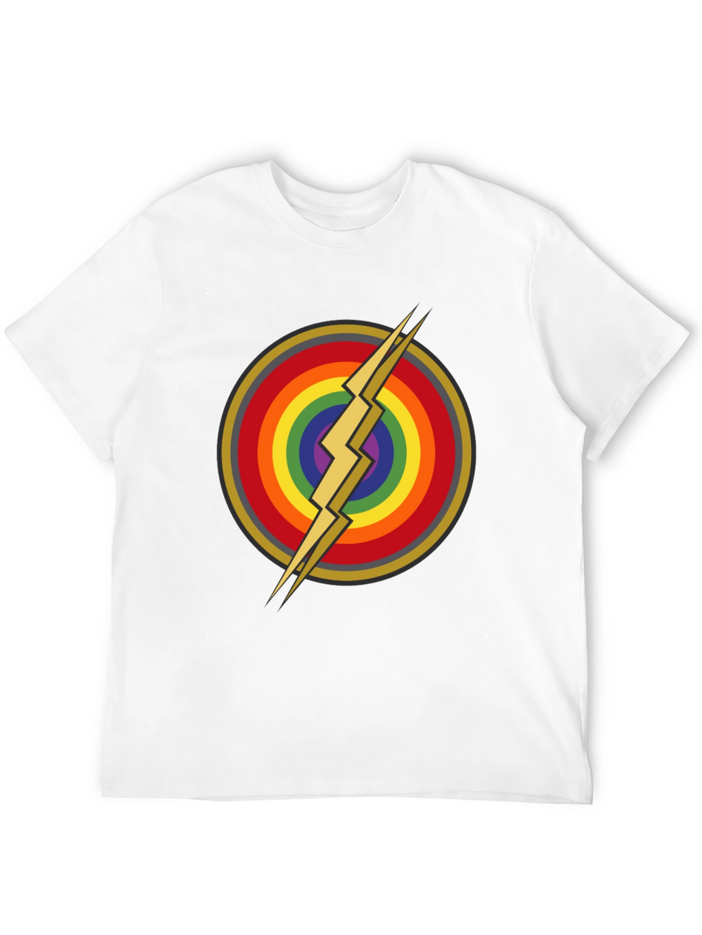 Rainbow Flash T-Shirt - Electric Pride!