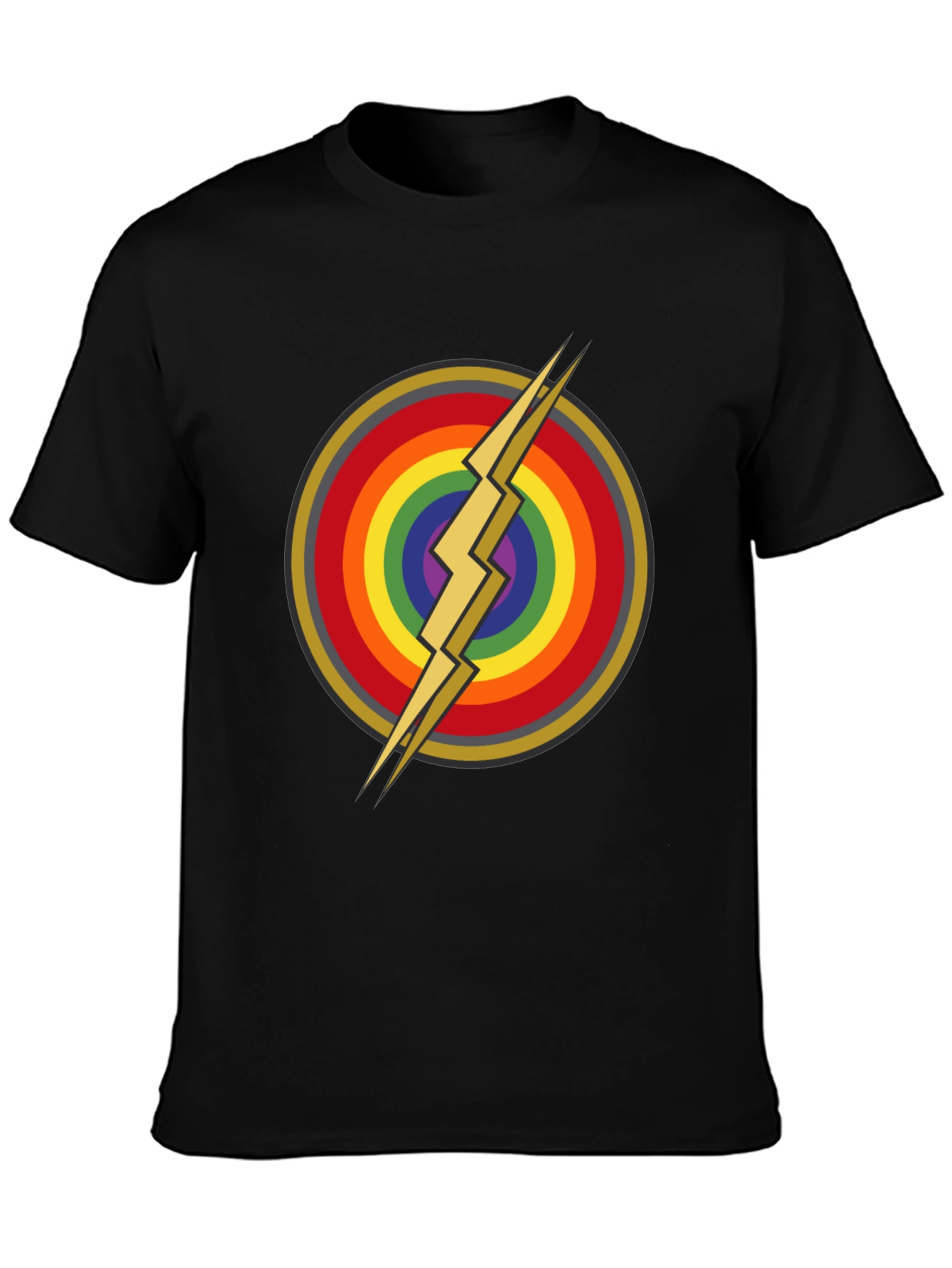 Rainbow Flash T-Shirt - Electric Pride!