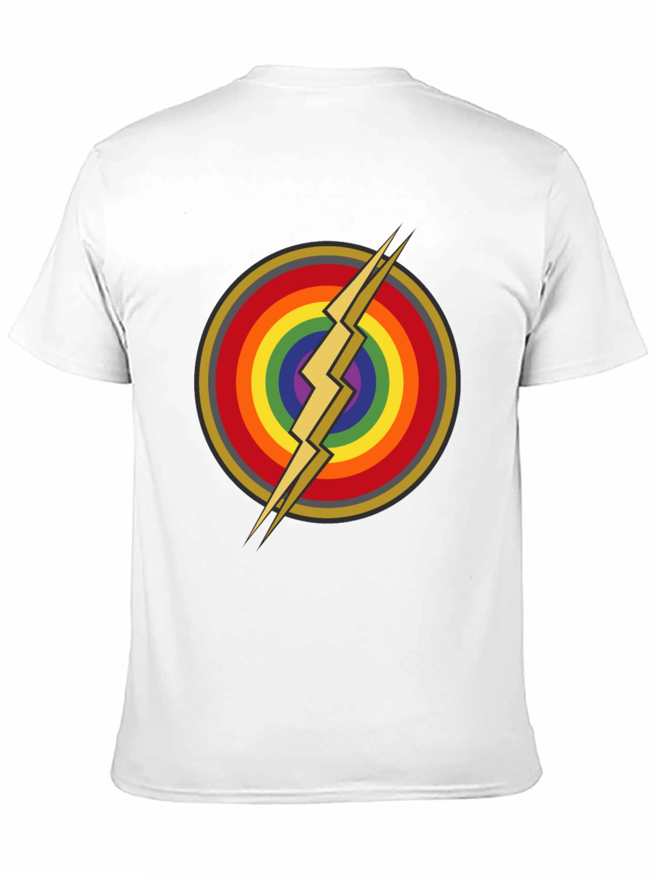 Rainbow Flash T-Shirt - Electric Pride!