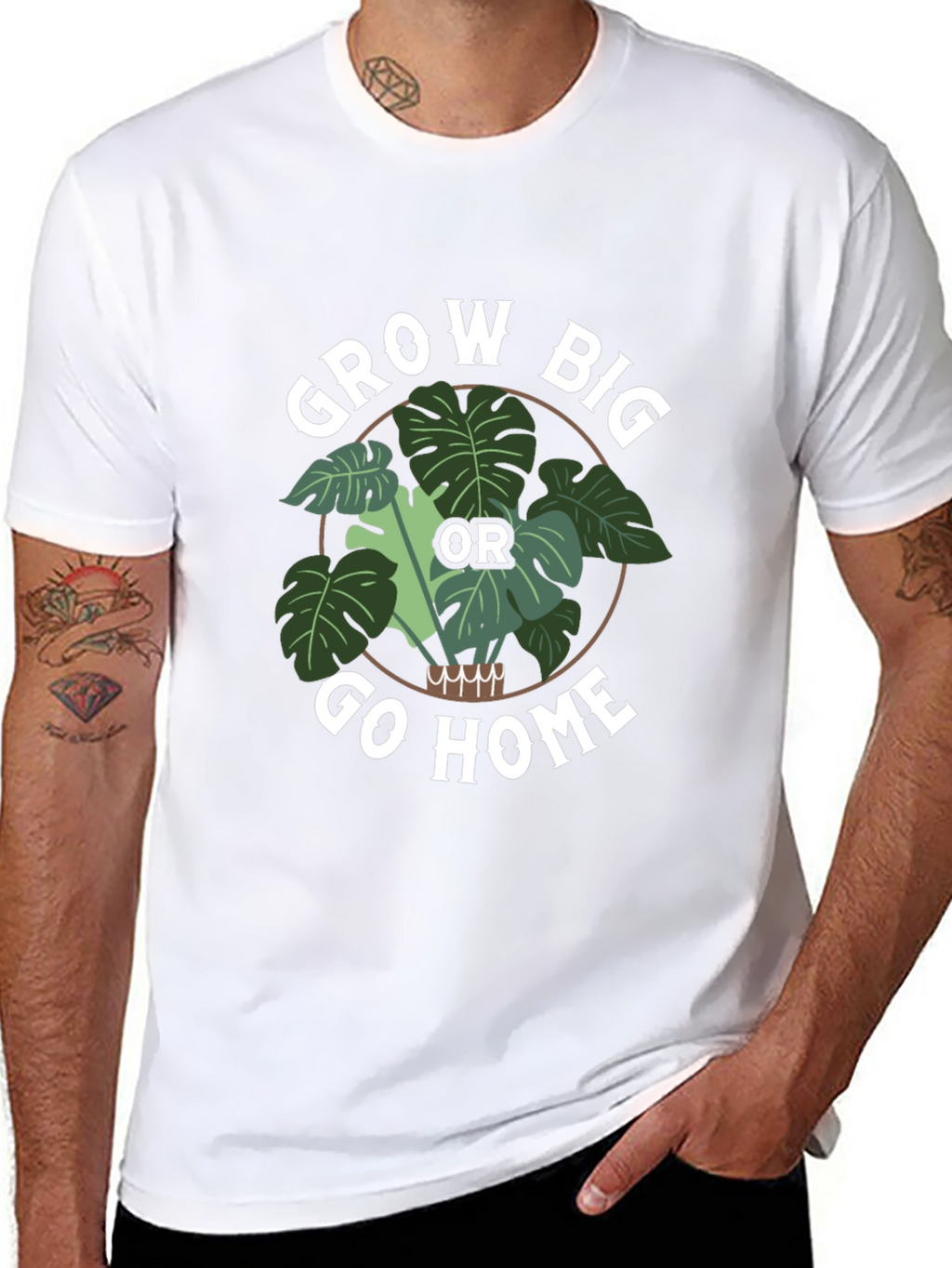 Grow Big Or Go Home Graphic Tee