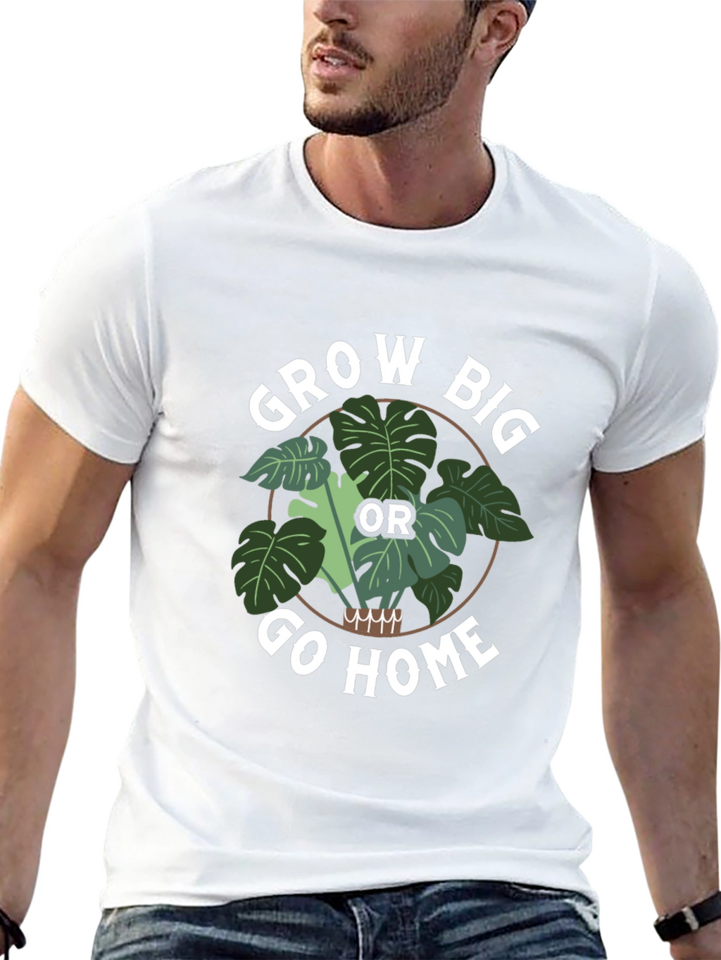 Grow Big Or Go Home Graphic Tee