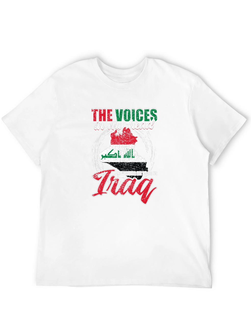Voices In My Head Iraq Map T-Shirt